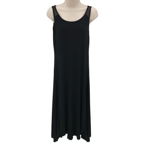 Cable & Gauge Dresses Cable Gauge Womens Black Stretch Knit Scoop
